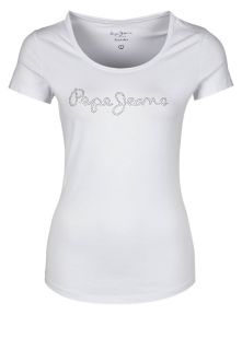 Pepe Jeans MIKKA   T Shirt basic   white   Zalando.de