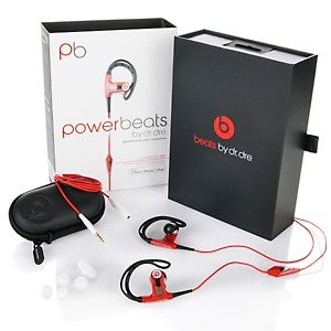 Beats by Dr. Dre Powerbeats High Definition Headphones   Red  