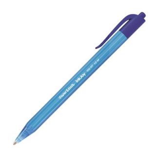 Paper Mate InkJoy 100 RT Pens Medium Point 10 mm Translucent Blue 