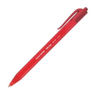 Paper Mate InkJoy 100 RT Pens Medium Point 10 mm Translucent Red 