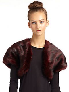 French Connection   Fast Maud Faux Fur Shrug