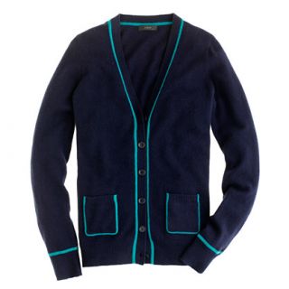 Collection cashmere tipped boyfriend cardigan   cardigans & jackets 