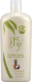 Organic Fiji Virgin Coconut Oil Pineapple    12 fl oz   Vitacost 