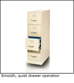 Realspace® PRO 26 1/2D Vertical Letter Size File Cabinet, 4 Drawers 