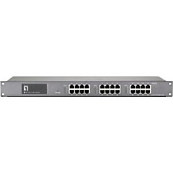 LevelOne POH 1250 12 Port PoE 10100 19 Rack Mountable Hub by Office 