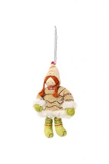 Swedish Snow Traveler Ornament, Lime   Anthropologie