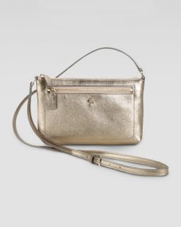 Mini Jitney Ali Crossbody Bag, Metallic