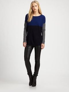 Vince   Colorblock Wool & Cashmere Sweater    