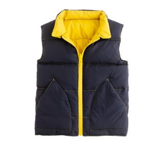 Boys reversible puffer vest   outerwear   Girls Shop By Category   J 