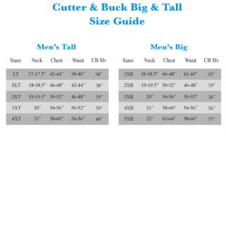Cutter & Buck Big and Tall Big & Tall S/S Epic Easy Care Nailshead 
