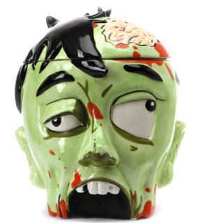   Zombie Head Cookie Jar