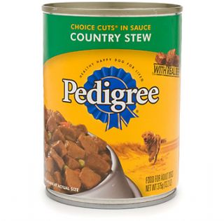 Home Dog Food Pedigree Choice Cuts in Sauce Dog Food   13.2 oz. Cans