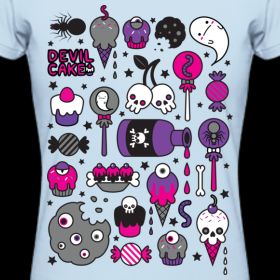 Spooky Sweets Tee *LIMITED COLOR*  Devilcake