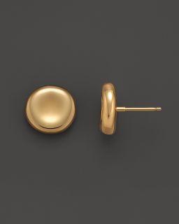 Roberto Coin 18K Yellow Gold Small Button Earrings  