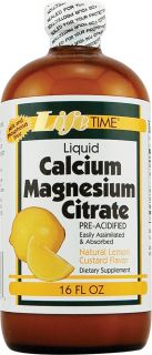 Lifetime Liquid Calcium Magnesium Citrate Lemon Custard    16 fl oz 