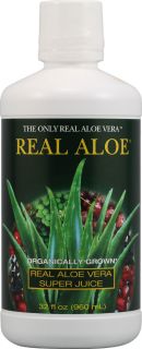 Real Aloe Inc Aloe Vera Super Juice    32 fl oz   Vitacost 