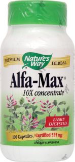 Natures Way Alfa Max® 10X Concentrate    100 Capsules   Vitacost 