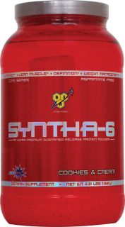 BSN Syntha 6™ Protein Powder Cookies and Cream    2.91 lbs 