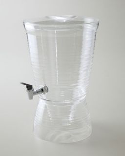 Ridged Acrylic Beverage Dispenser   The Horchow Collection