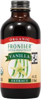 Frontier Natural Products Organic Vanilla Extract    4 fl oz 