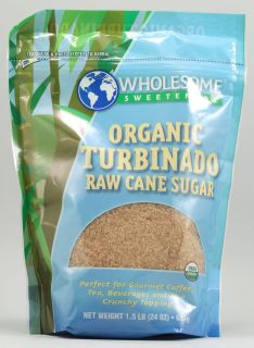 Wholesome Sweeteners Organic Turbinado Raw Cane Sugar    1.5 lbs 