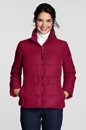Lands End   Womens Essential Down Jacket  