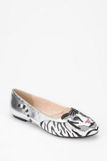 Cooperative Applique Flat   Urban Outfitters