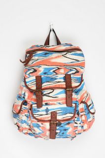 Ecote Patterned Canvas Backpack   Urban Outfitters