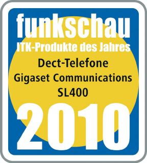 Gigaset SL400 schnurloses analog DECT Telefon (Telefonbuch für 500 