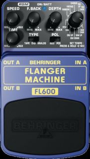 Behringer Flanger Machine FL600 Guitar Effects Pedal  Musicians 