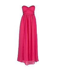 Strawberry (Red) AX Curve Strawberry Embellished Bandeau Maxi Dress 