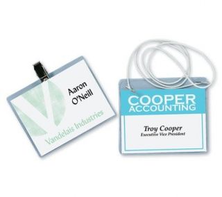 OfficeMax Clip and Hanging Style Name Badges
