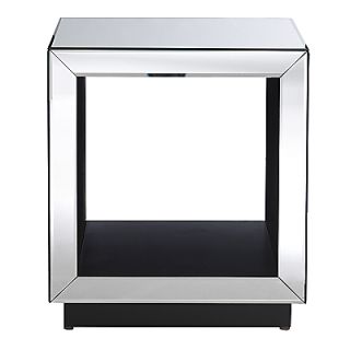 Buy John Lewis Astoria Mirrored Cube Side Table, Mirror online at 