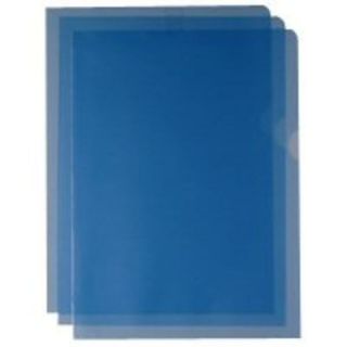 Extra Value Blue Cut Flush Folders   100 Pack  Ebuyer