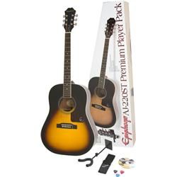 Epiphone AJ 220ST Solid Top Acoustic Guitar Pack (PPGR EA2TSVSCH1)