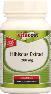Vitacost Hibiscus Extract   Standardized   UTIROSE™    200 mg   30 