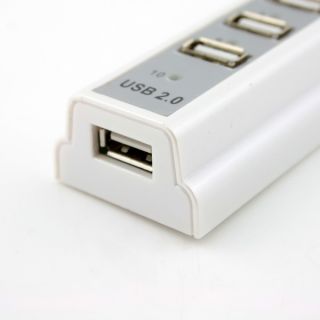 NY 10 Port USB 2.0 Hub + Power Source för PC Laptop på Tradera 