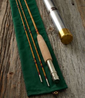 100th Anniversary Bamboo Fly Rod, Two Piece 7 3 Wt. with Spare Tip 