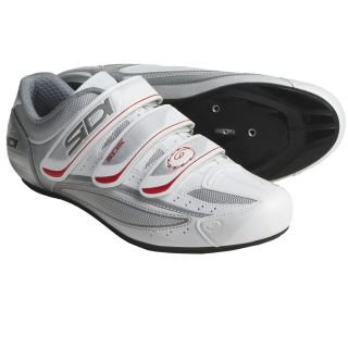 Sidi Nevada Road Cycling Shoes (For Men) in White/Silver