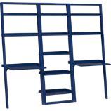 Set of 3 Sloane Cobalt 25.5 Leaning Bookcases in Bookcases, Cabinets 