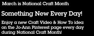 National Craft Month  Shop  Joann