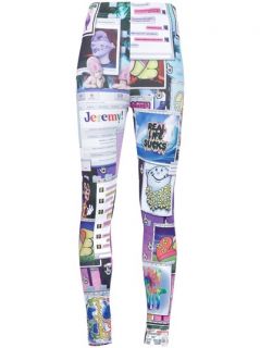 Jeremy Scott Collage Print Leggings   Doshaburi   farfetch 