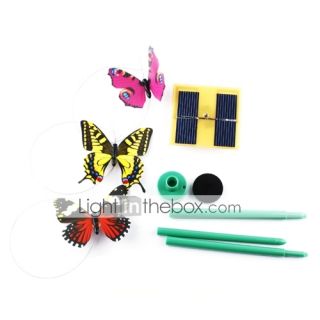 USD $ 6.19   Solar Powered Flapping Butterfly,  On All 