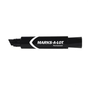 Marks A Lot Large Chisel Tip Permanent Marker, 1 Black Marker