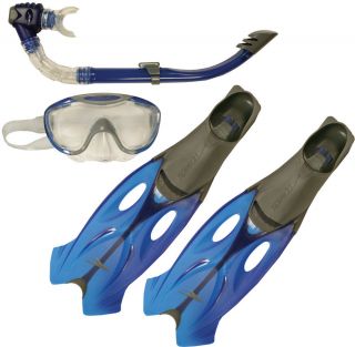 Wiggle  Speedo Glide Mask   Snorkel and Fin Set  Snorkelling
