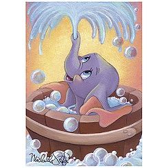 Dumbo in Bubbles Giclée by Michelle St.Laurent