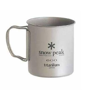 Snow Peak Titanium Single Wall Cup 600  