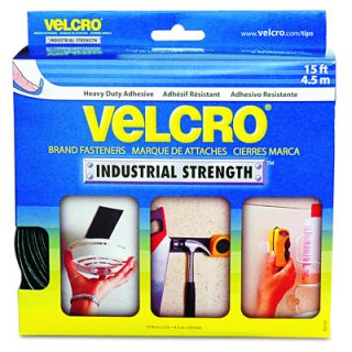 Velcro Industrial Strength Sticky Back Hook & Loop Fasteners, 2 x 15 