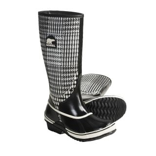 Sorel Sorellington TXT Boots   Waterproof Rubber (For Women) in Black 