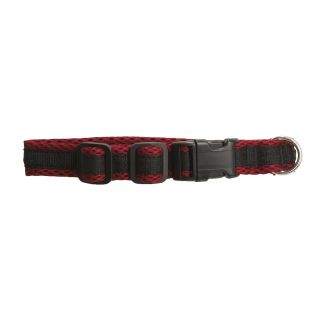Spiffy Dog Air Dog Collar in Cranberry/Black